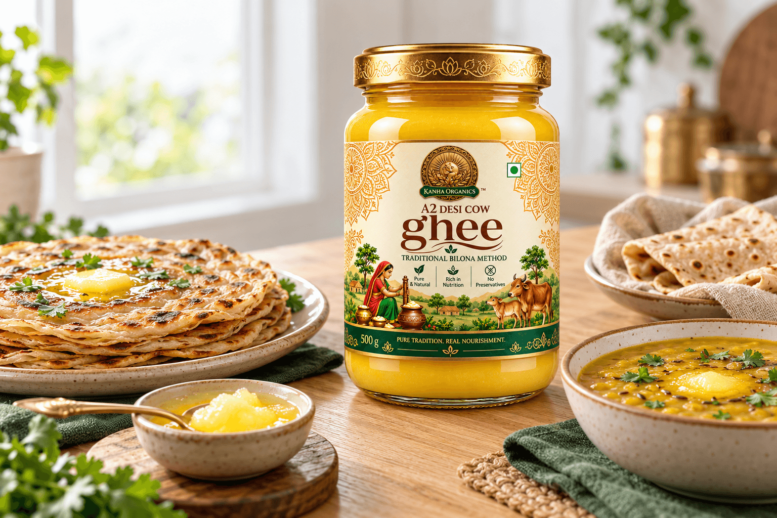 Kanha Organics A2 Desi Cow Ghee